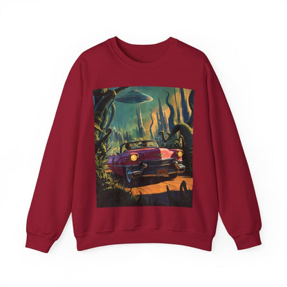 Afrofuturism Adventure Sweatshirt - Afrocentric Art by The Trini Gee
