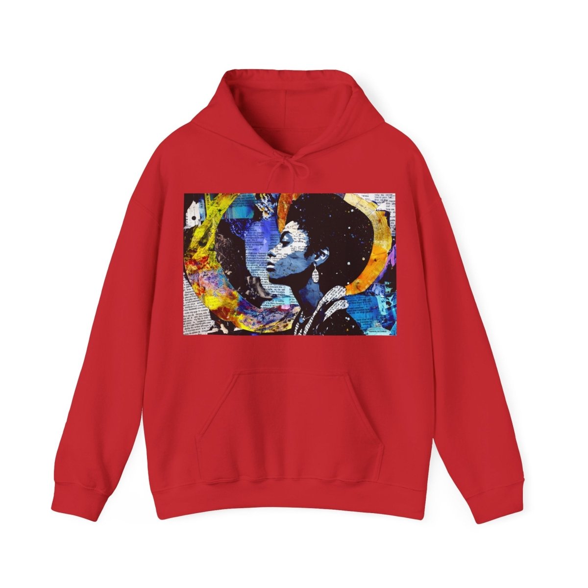 Afrofuturism Collage Hoodie - Afrocentric Art by The Trini Gee