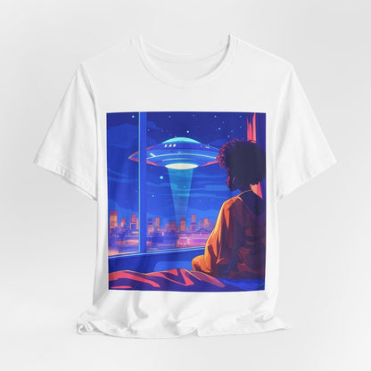 Afrofuturism UFO T-shirt - Afrocentric Art by The Trini Gee