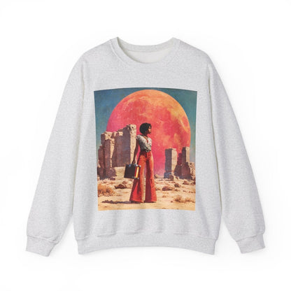 Afrofuturism Woman Sweatshirt - Afrocentric Art by The Trini Gee