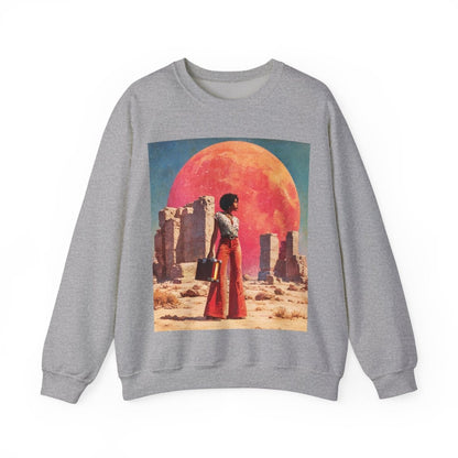Afrofuturism Woman Sweatshirt - Afrocentric Art by The Trini Gee