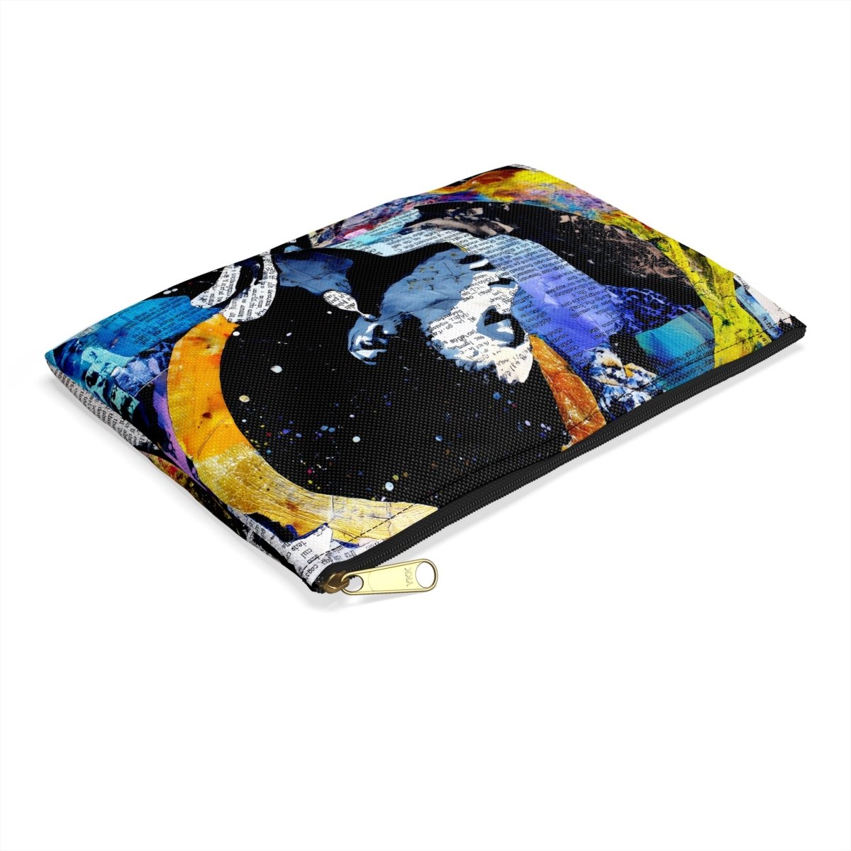 Afrofuturist Portrait Accessory Pouch - Afrocentric Art by The Trini Gee