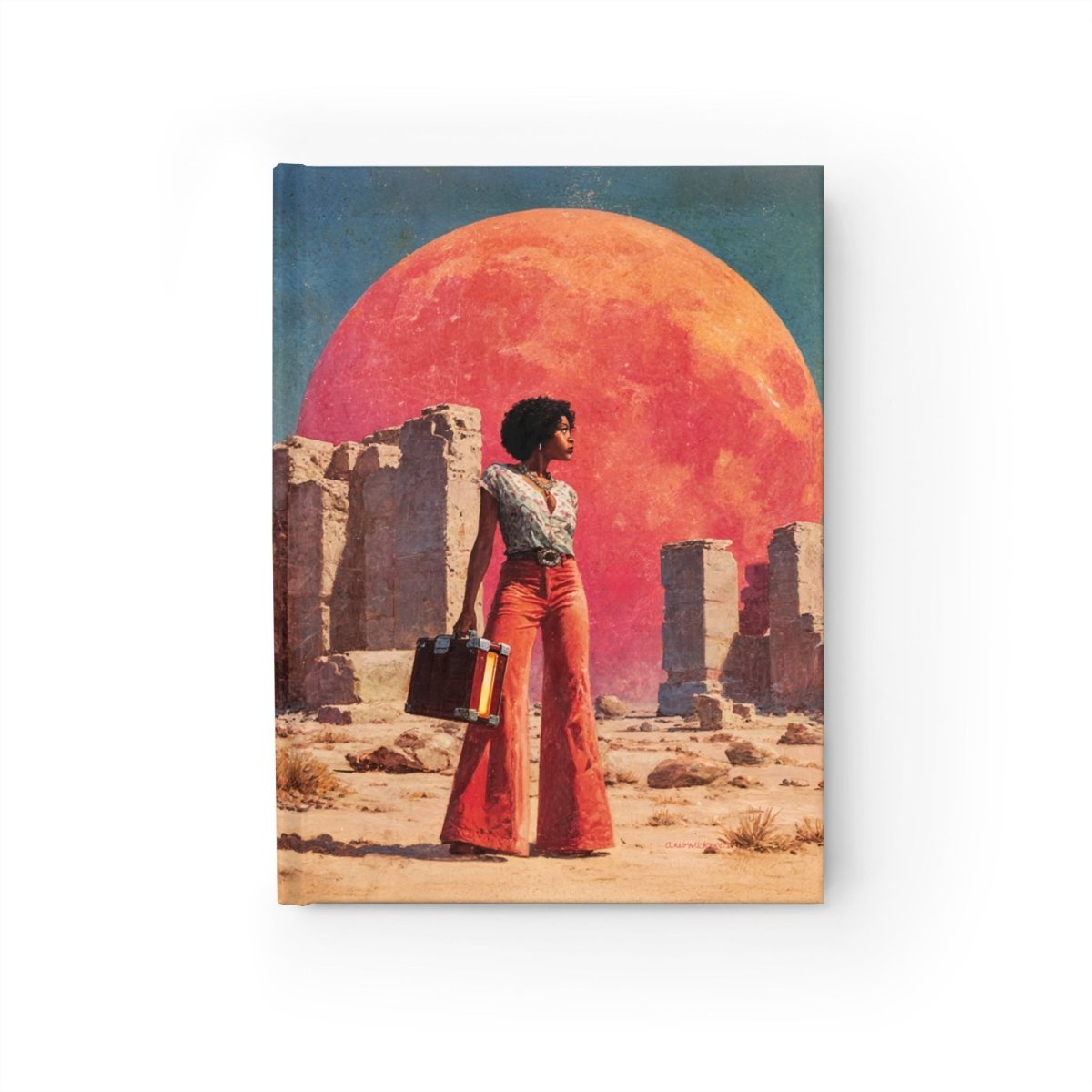 Afrofuturist Travel Journal - Afrocentric Art by The Trini Gee