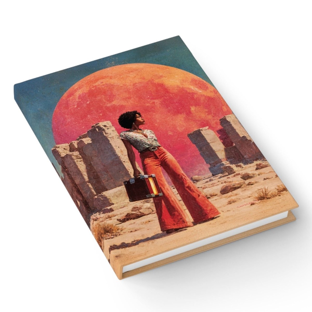 Afrofuturist Travel Journal - Afrocentric Art by The Trini Gee