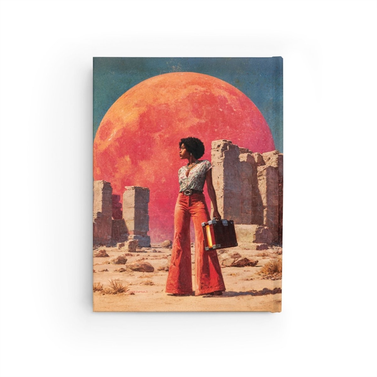 Afrofuturist Travel Journal - Afrocentric Art by The Trini Gee