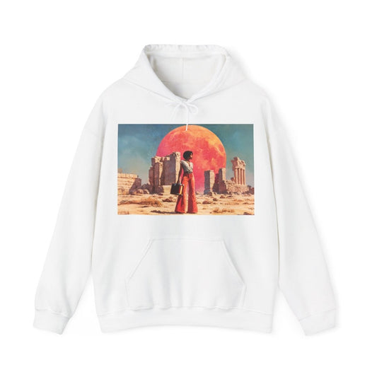 Afrofuturist Woman Hoodie - Afrocentric Art by The Trini Gee