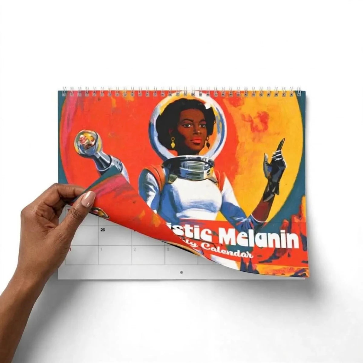 Afrofuturistic Melanin 2027 Wall Calendar - Afrocentric Art by The Trini Gee