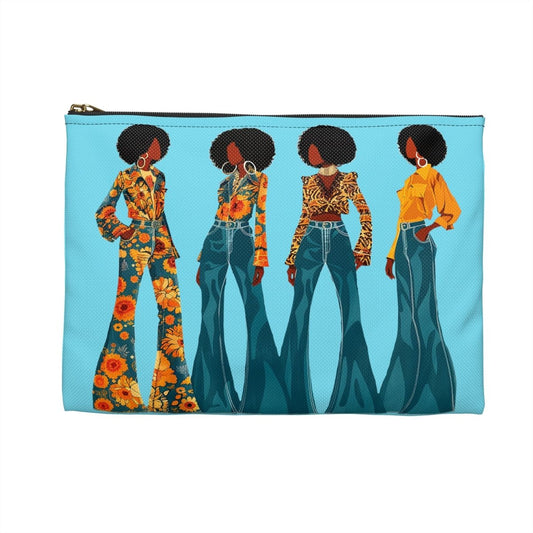 Afros and Bell Bottoms Pouch - The Trini Gee
