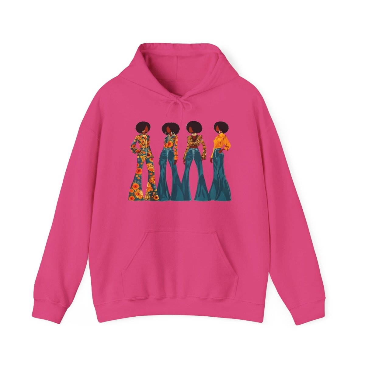 Afros & Bell Bottoms Hoodie - The Trini Gee