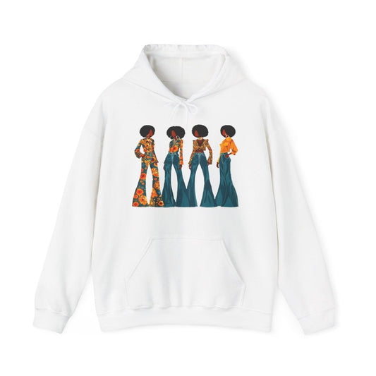Afros & Bell Bottoms Hoodie - The Trini Gee