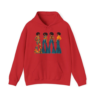 Afros & Bell Bottoms Hoodie - The Trini Gee