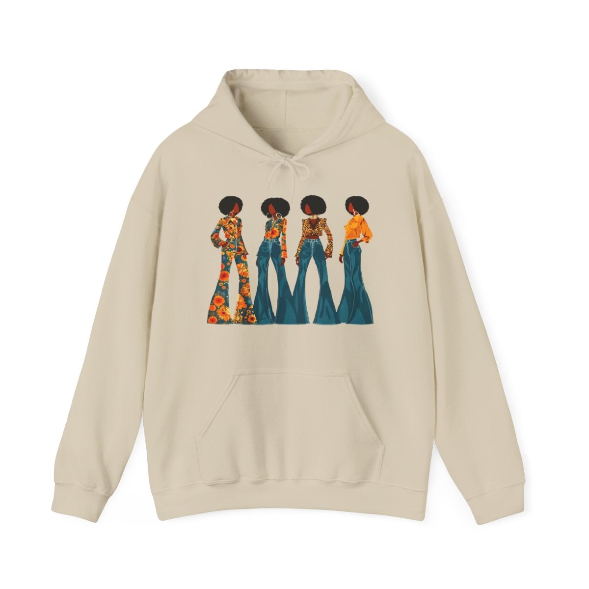 Afros & Bell Bottoms Hoodie - The Trini Gee