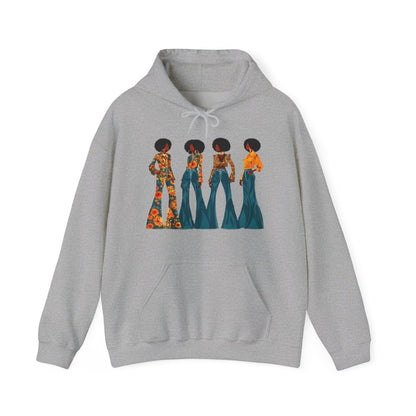 Afros & Bell Bottoms Hoodie - The Trini Gee