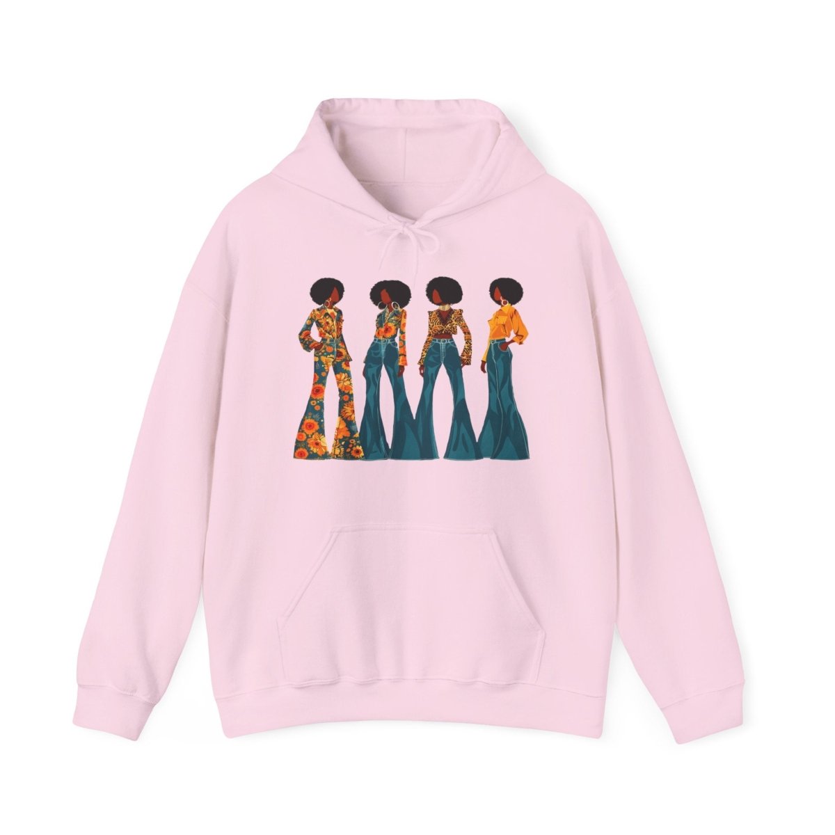 Afros & Bell Bottoms Hoodie - The Trini Gee