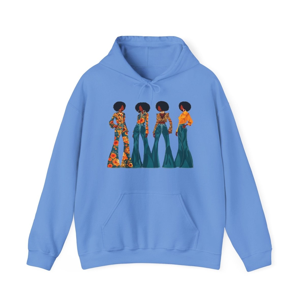 Afros & Bell Bottoms Hoodie - The Trini Gee