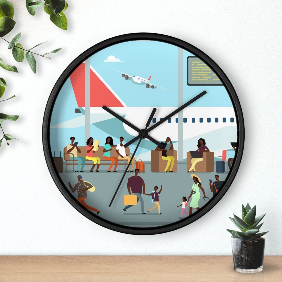Airport Wall Clock - The Trini Gee