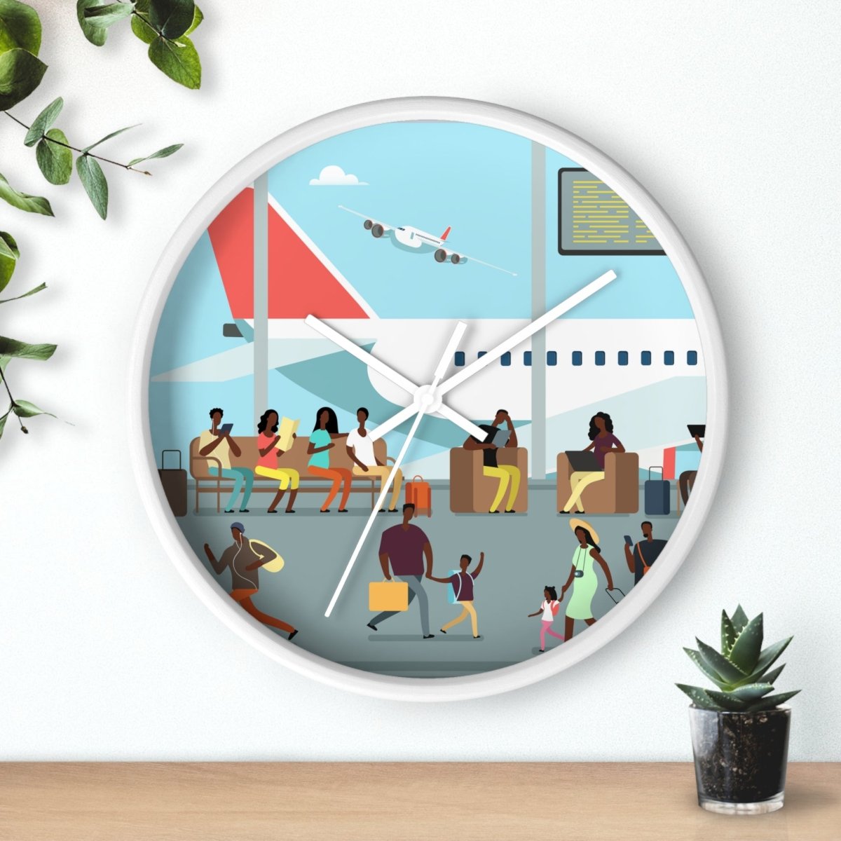 Airport Wall Clock - The Trini Gee