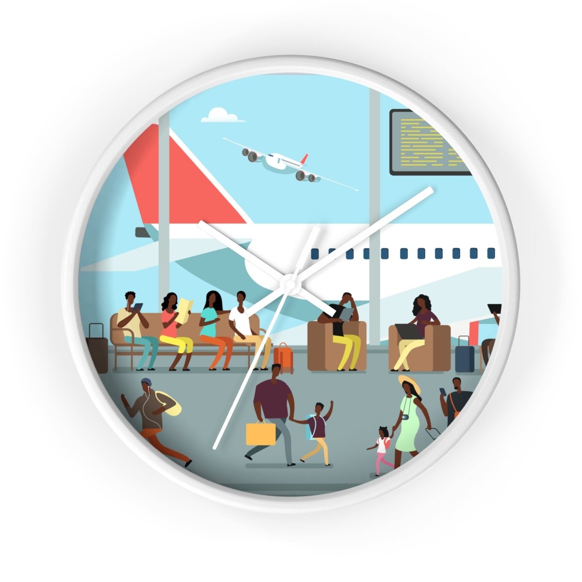 Airport Wall Clock - The Trini Gee