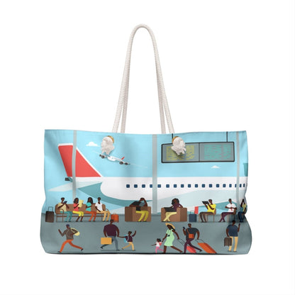 Airport Weekender Bag - Afrocentric Art by The Trini Gee
