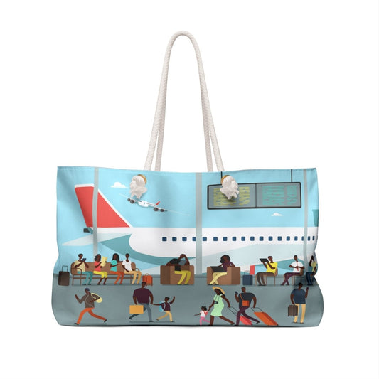 Airport Weekender Bag - Afrocentric Art by The Trini Gee