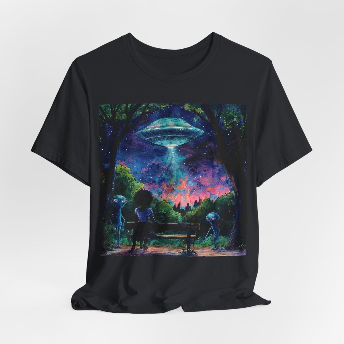Alien Arrival Shirt - Afrocentric Art by The Trini Gee