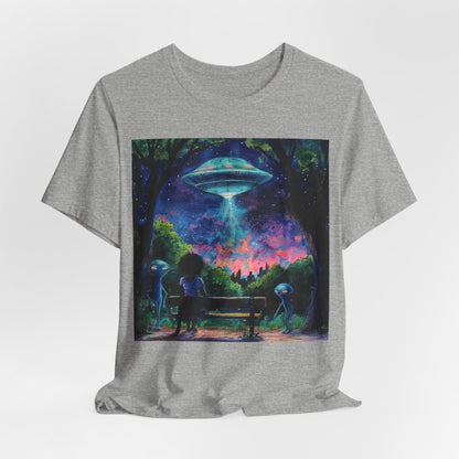 Alien Arrival Shirt - Afrocentric Art by The Trini Gee