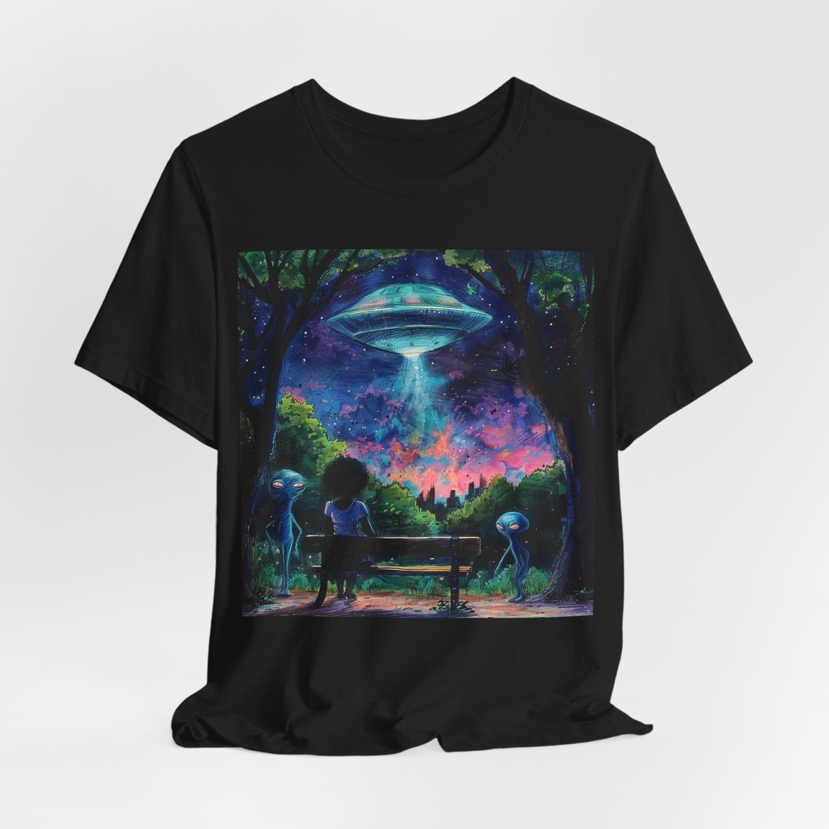 Alien Arrival Shirt - Afrocentric Art by The Trini Gee
