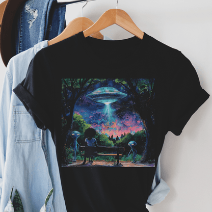 Alien Arrival Shirt - Afrocentric Art by The Trini Gee