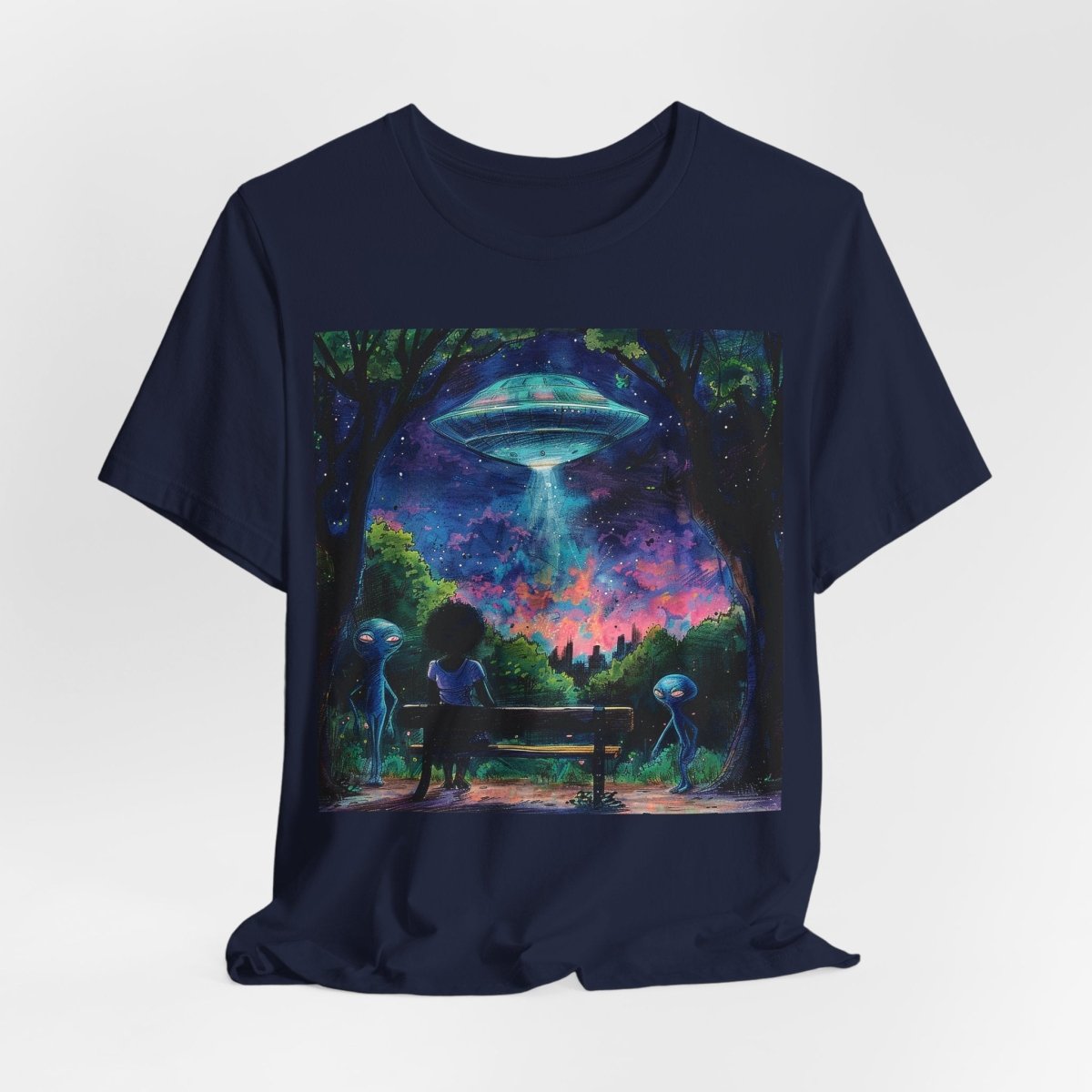Alien Arrival Shirt - Afrocentric Art by The Trini Gee