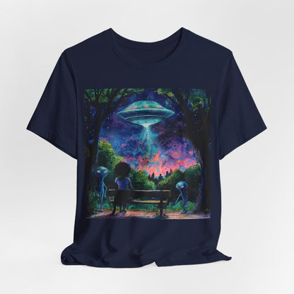 Alien Arrival Shirt - Afrocentric Art by The Trini Gee