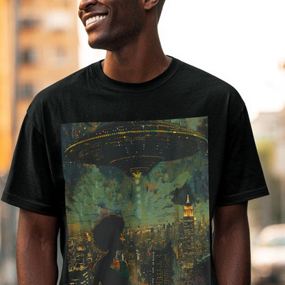 Alien Arrival Shirt - Afrocentric Art by The Trini Gee