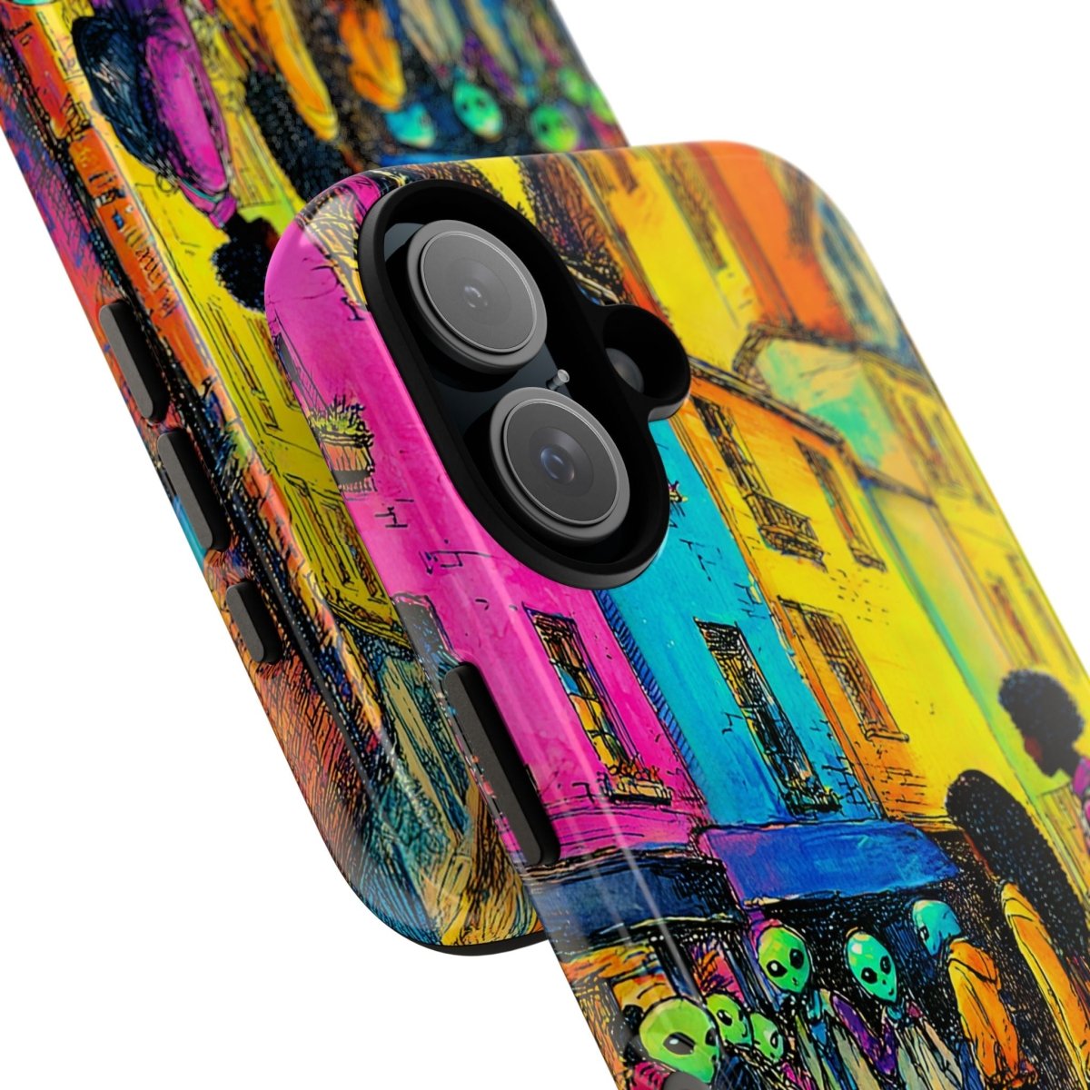 Alien Arrivals Phone Case - Afrocentric Art by The Trini Gee