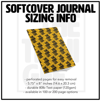 Alien Encounter Soft Journal - Afrocentric Art by The Trini Gee