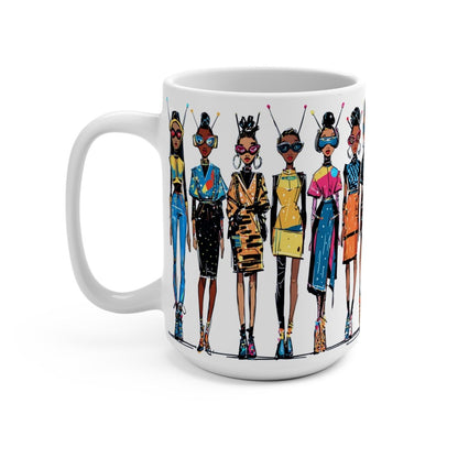 Alien Girls Mug - Afrocentric Art by The Trini Gee