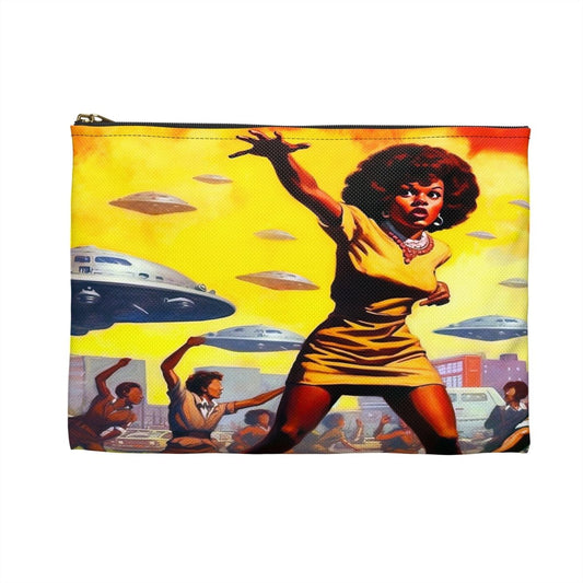 Alien Invasion Pouch - Afrocentric Art by The Trini Gee
