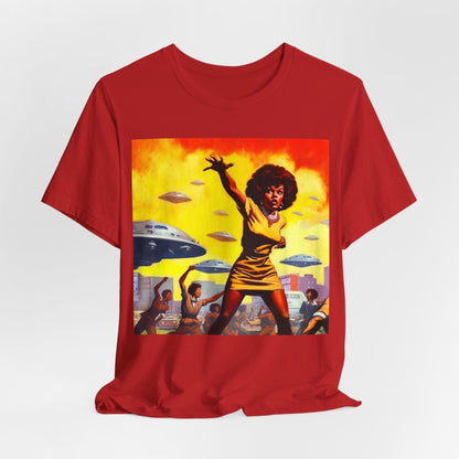 Alien Invasion Shirt - Afrocentric Art by The Trini Gee