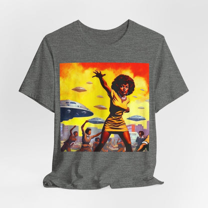 Alien Invasion Shirt - Afrocentric Art by The Trini Gee