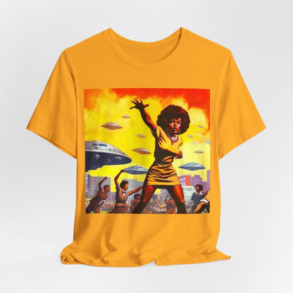 Alien Invasion Shirt - Afrocentric Art by The Trini Gee