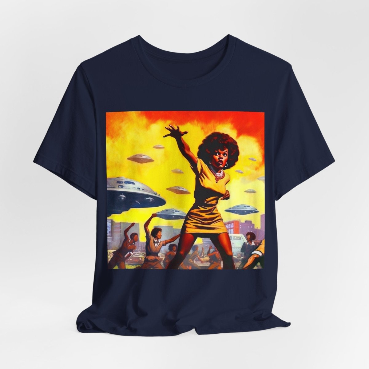 Alien Invasion Shirt - Afrocentric Art by The Trini Gee