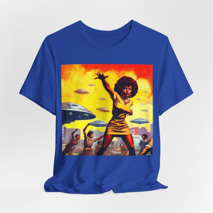 Alien Invasion Shirt - Afrocentric Art by The Trini Gee
