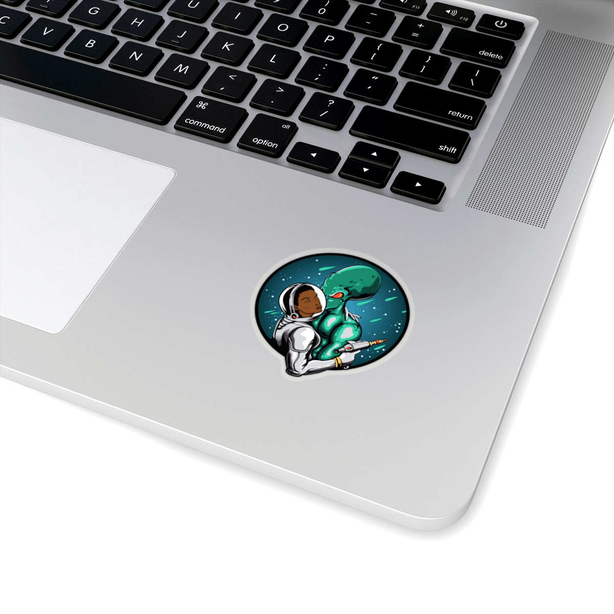 Alien Love Sticker - Afrocentric Art by The Trini Gee