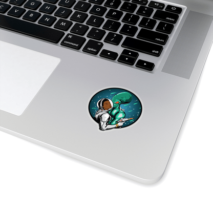 Alien Love Sticker - Afrocentric Art by The Trini Gee