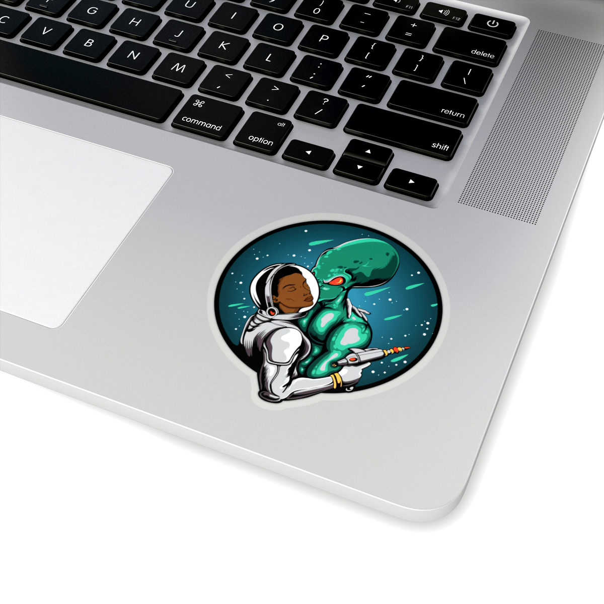 Alien Love Sticker - Afrocentric Art by The Trini Gee