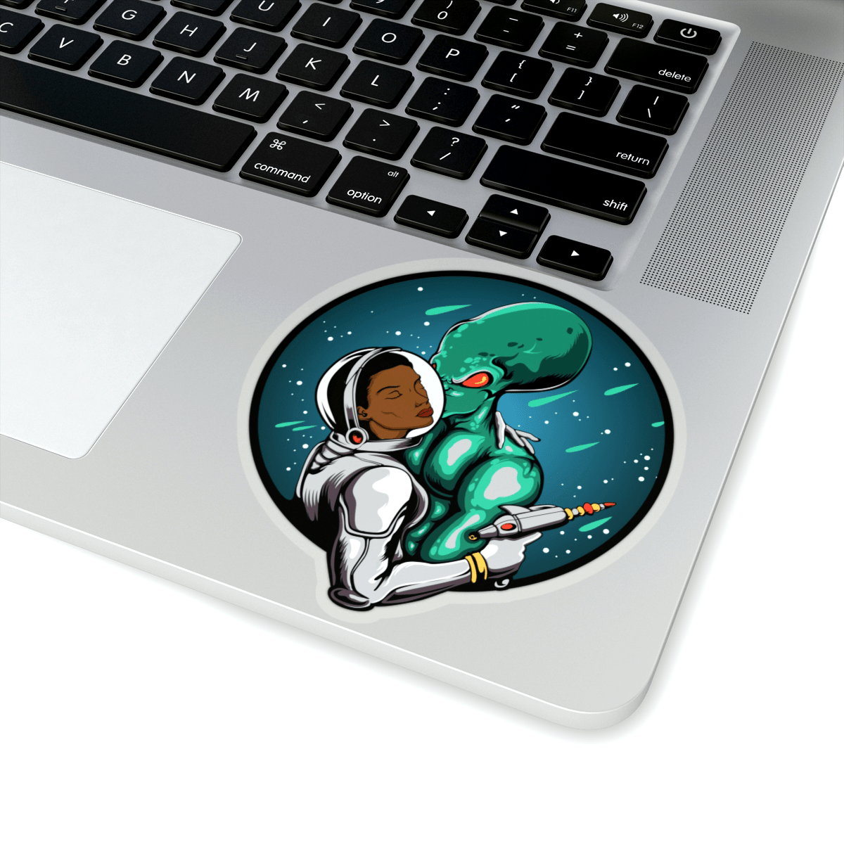 Alien Love Sticker - Afrocentric Art by The Trini Gee