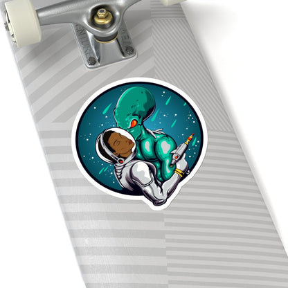 Alien Love Sticker - Afrocentric Art by The Trini Gee