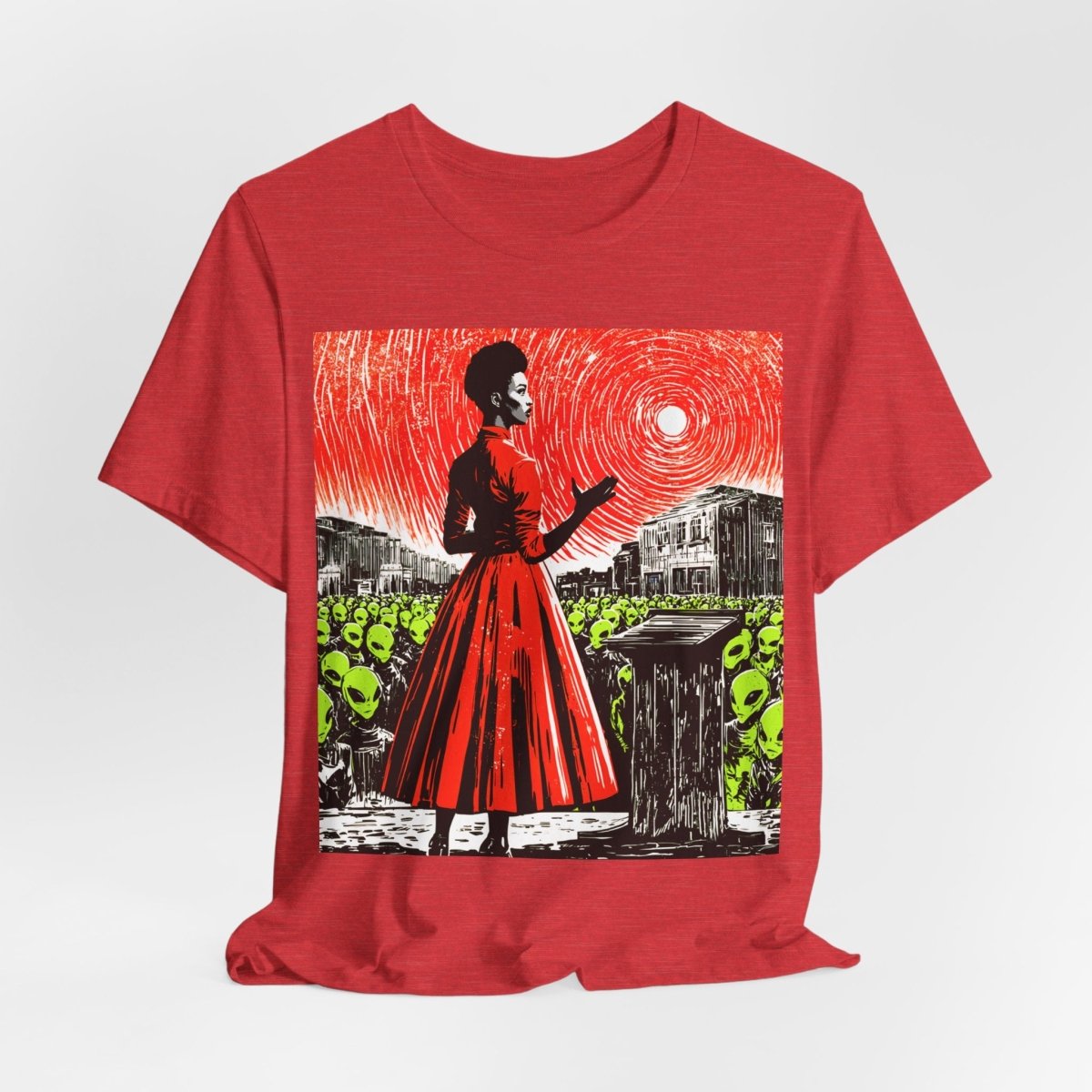 Alien Speech Shirt - Afrocentric Art by The Trini Gee