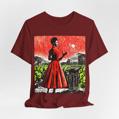 Alien Speech Shirt - Afrocentric Art by The Trini Gee