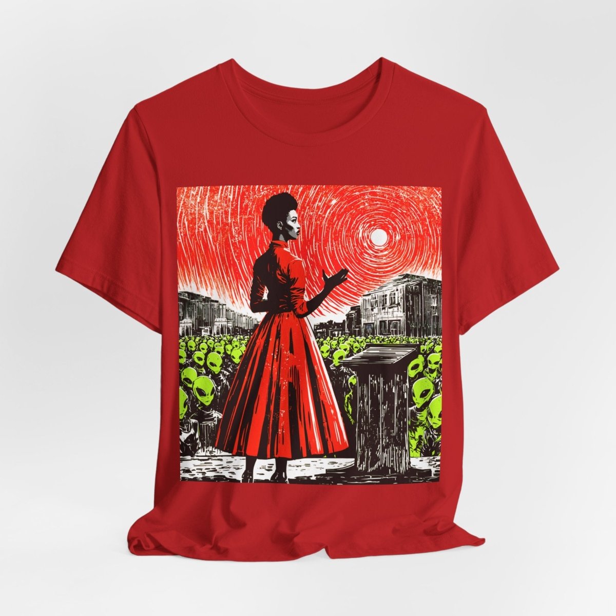 Alien Speech Shirt - Afrocentric Art by The Trini Gee