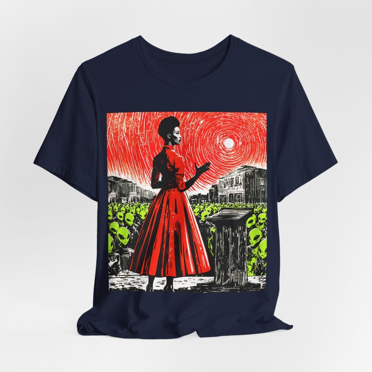 Alien Speech Shirt - Afrocentric Art by The Trini Gee