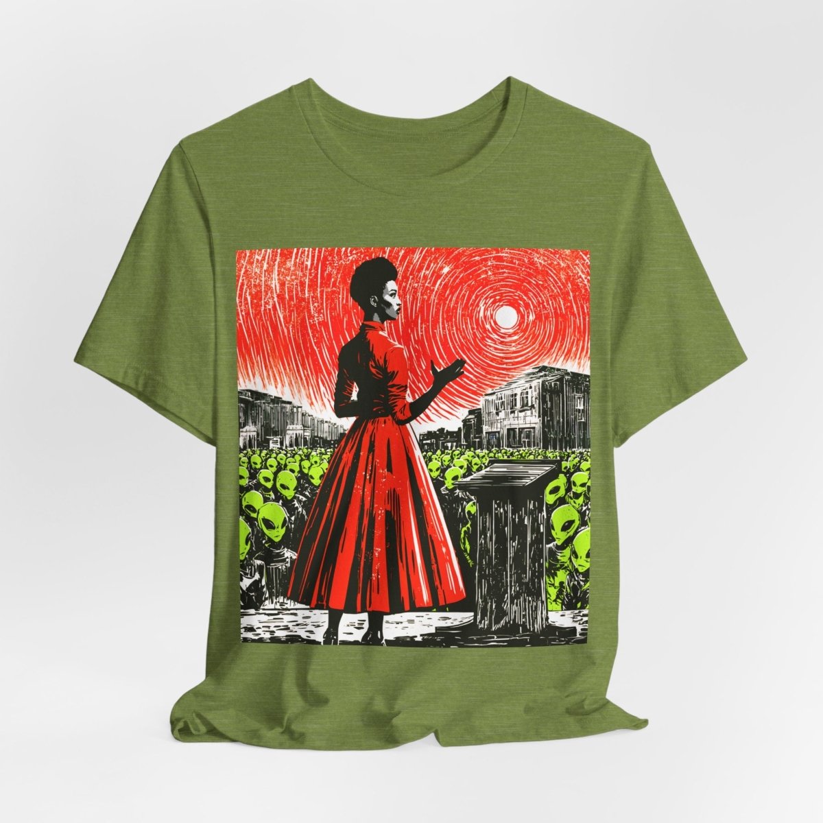 Alien Speech Shirt - Afrocentric Art by The Trini Gee